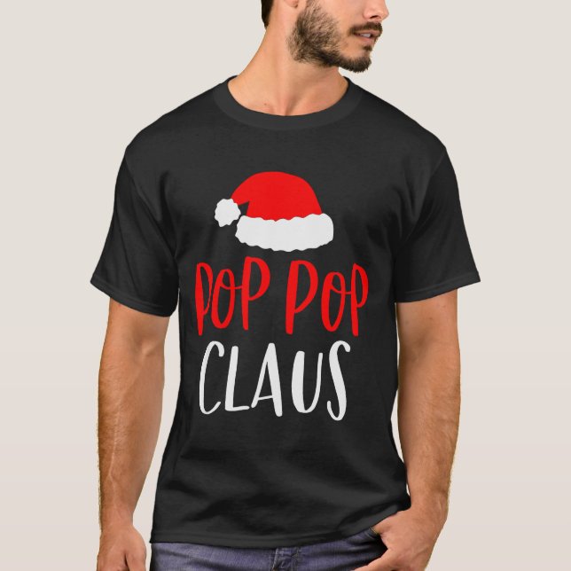 T-shirt P P Claus Shirt Funny Christmas Pajamas Pjs Grandp (Devant)