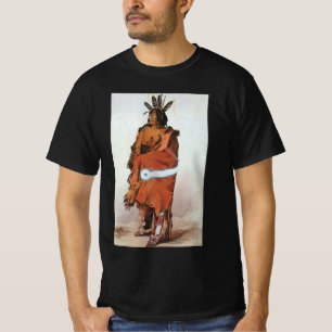 T-shirt Pachtuwa-Chta, Portrait d'un guerrier arikara par