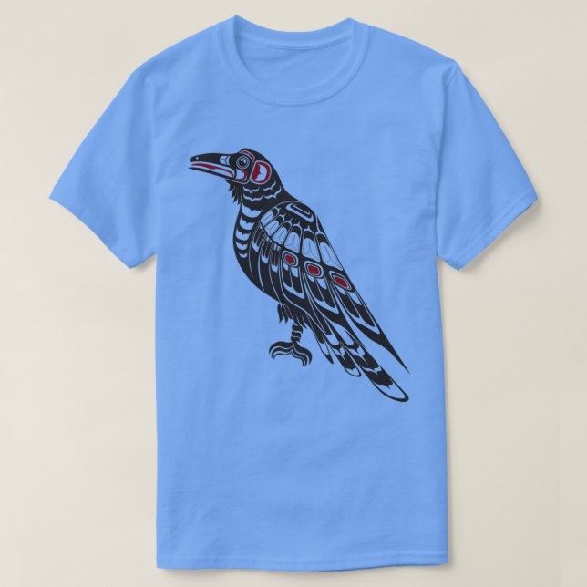 T-shirt Pacific Northwest Raven - États-Unis salisse pour (Design devant)