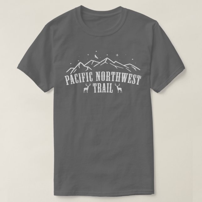 T-shirt Pacific Northwest US National Trail PNT Backpackin (Design devant)