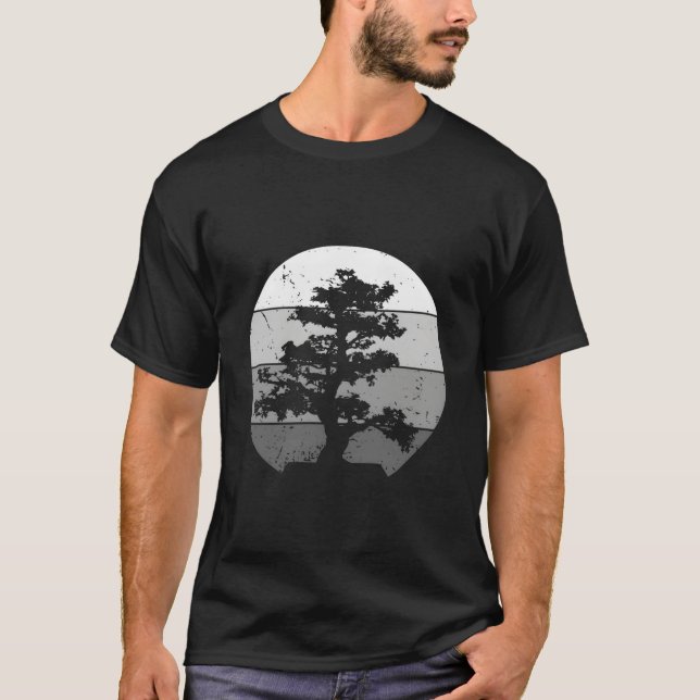 T-shirt Pacific Ocean Beach Bonsai Tree Sun (Devant)