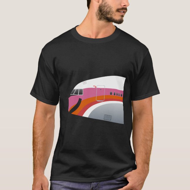 T-shirt Pacific Southwest Airlines Lockheed L-1011 Tristar (Devant)