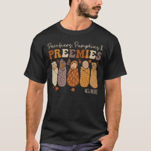 T-shirt Pacificateurs Citrouilles Et Préementes Tombent Ni
