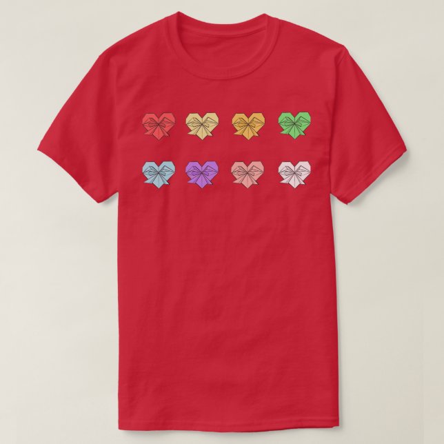 T-shirt Pack couleur coeur Scribblegami (Design devant)