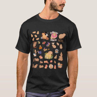 T-shirt Pack Stickers Capybara *Choisissez Extra Large*