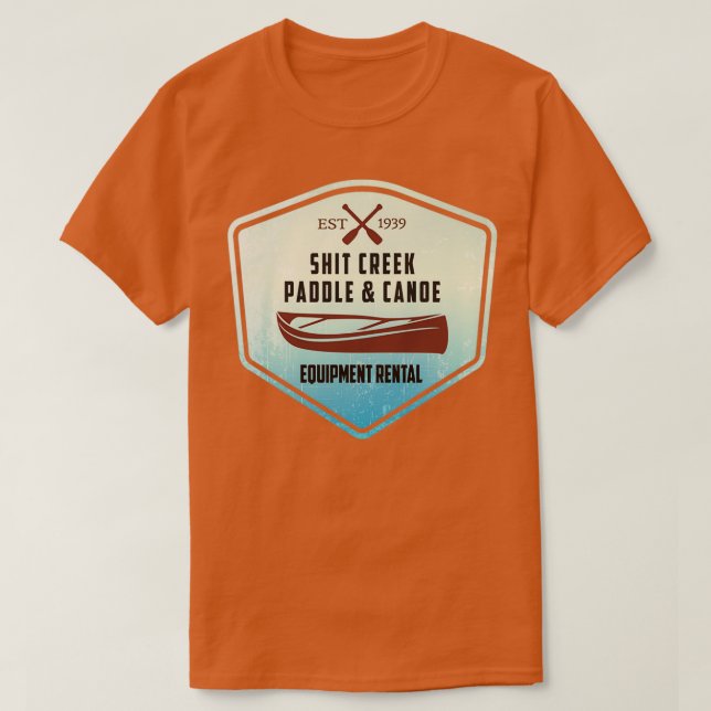 T-shirt Paddle-amp Location de matériel de canot (Design devant)