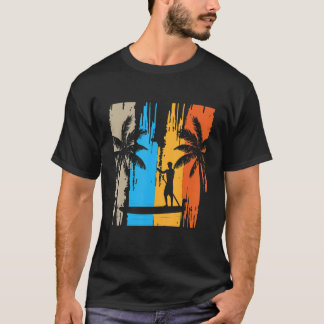 T-shirt Paddle-board Rétro Paddleboard pour