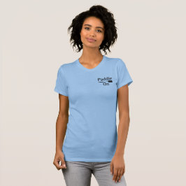T-shirt Paddle On Design - Bella+Canvas Femme Slim Fit