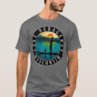 T-shirt Paddleboard du lac Nebagamon