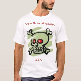 T-shirt paddlers nationaux bruts 2005