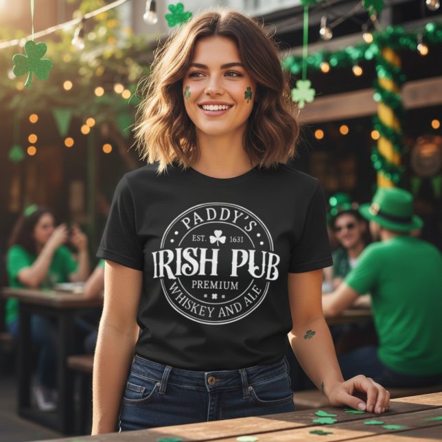 T-shirt Paddy's Irish Pub St Patrick's Day (Paddy's Irish Pub St Patrick's Day T-Shirt)