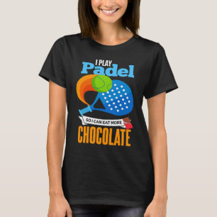 T-shirt Padel Chocolat Padeliste Joueur Padel