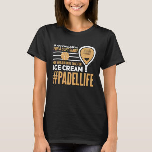 T-shirt Padel Soft Sert Glace Crème Sport Padel Player