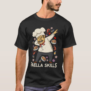 T-shirt Paella Lover Men Espagnol Chef Espagnol Alimentati