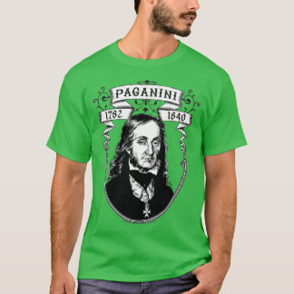 T-shirt Paganini pour s foncé