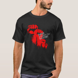 T-shirt Page d'accueil de la campagne de protestation cont