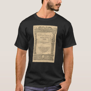 T-shirt Page de titre de Os Lusíadas - 1572 ed