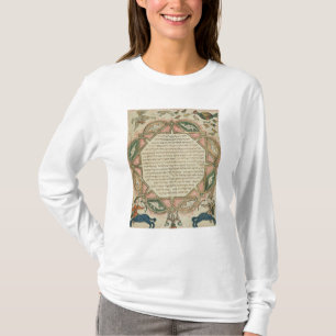 T-shirt Page d'une bible hébraïque dépeignant