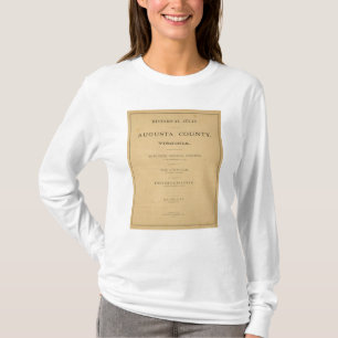 T-shirt Page titre le comté d'Augusta, la Virginie
