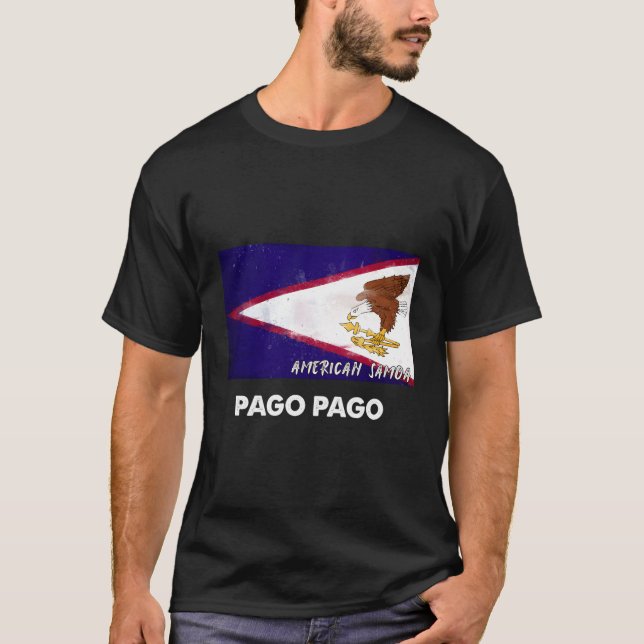 T-shirt Pago Pago Samoa américaines (Devant)