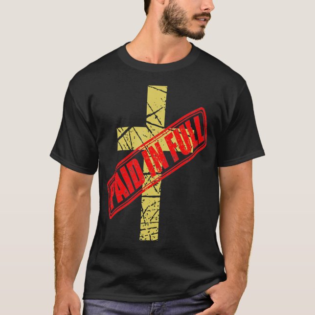 T-SHIRT PAIEMENT TRANSVERSÉ EN ENTIER (Devant)