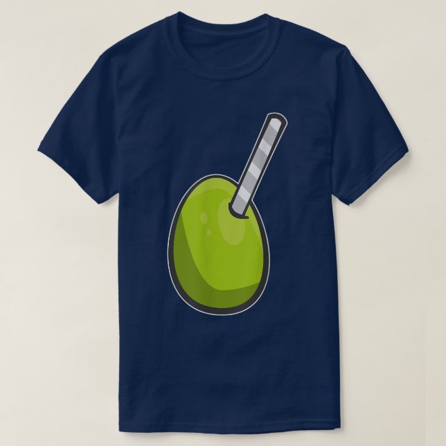T-shirt Paille végétarienne Berry Pun Fruits d'été Veg amu (Design devant)