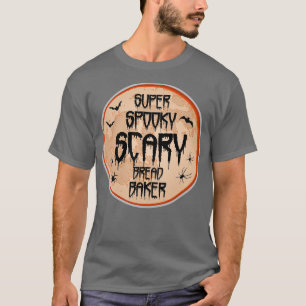 T-shirt Pain Baker Halloween Scary Humour Éffrayant chauve
