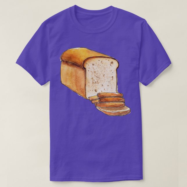 T-shirt Pain d'aquarelle (Design devant)