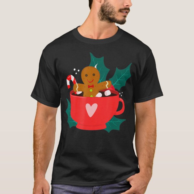 T-shirt Pain D'Argent En Coca Chaud Mug Noël Fun (Devant)