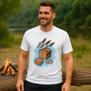 T-shirt Pain de grain entier rustique Alimentation agricol
