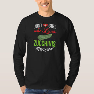 T-shirt Pain de légumes de courgette pour femmes Frites de