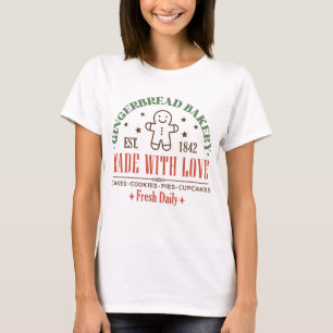 T-shirt Pain d'épices Boulangerie Signal de Noël