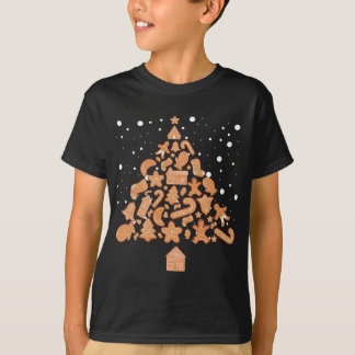 T-shirt Pain d'épices Cookies Arbre de Noël Pain d'épices