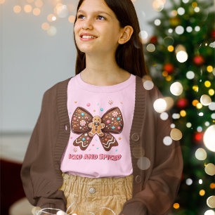 T-shirt Pain d'épices glacé et épicé Coquette Bow