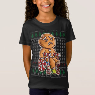 T-Shirt Pain D'Épices Homme En Fauteuil Roulant Broken Leg