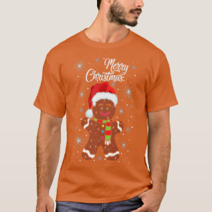 T-shirt Pain d'épices Portez le chapeau de Noël Costume de