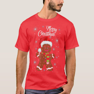 T-shirt Pain d'épices Portez le chapeau de Noël Costume de