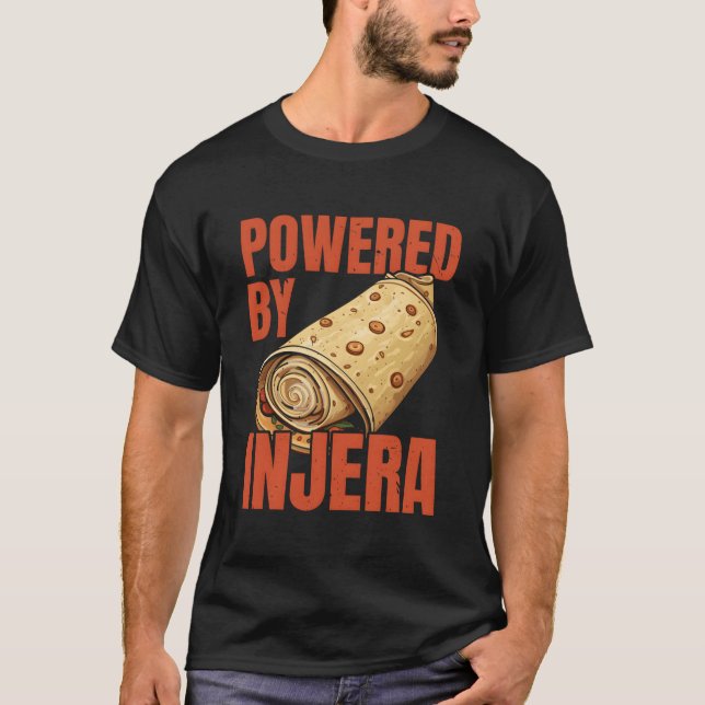 T-shirt Pain d'Injera Pancake de nourriture éthiopienne In (Devant)