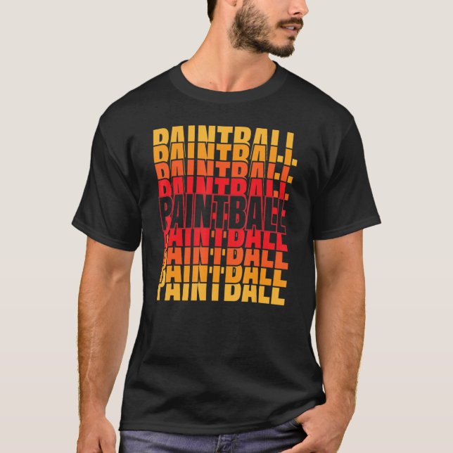T-shirt Paintball Player  for Paintballer Paintball Gotcha (Devant)
