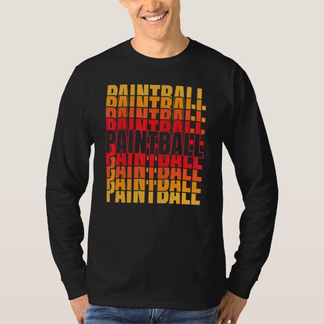 T-shirt Paintball Player  for Paintballer Paintball Gotcha (Devant)