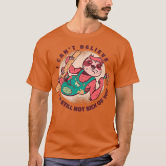 T-shirt Painting Sloth Funny Animal Nap Sloth