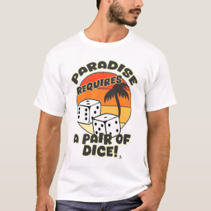 T-shirt Paire De Dice Drôle Boardgame Design Art