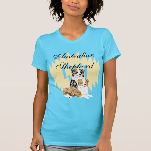 T-shirt Paires australiennes 1 de berger (Devant)