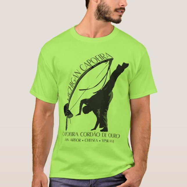 T-shirt Paires de Berimbau et de Meia Lua (Devant)