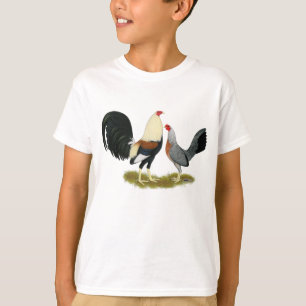 T-shirt Paires grises de volaille de jeu