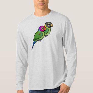 T-shirt paires Prune-dirigées de perruche