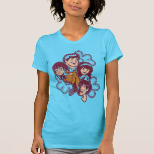 T-shirt Paisely Flower Scooby-Doo et le Gang