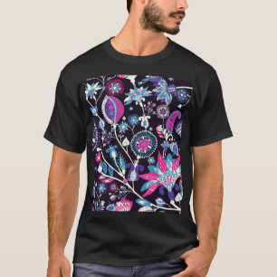 T-shirt Paisley moderne : motif traditionnel oriental.