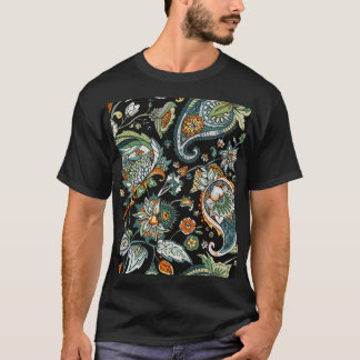 T-shirt Paisley oriental : motif traditionnel turc.