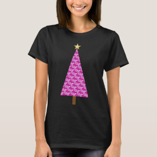 T-shirt Paisley violet arbre de Noël moderne